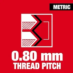 0.80 thread pitch