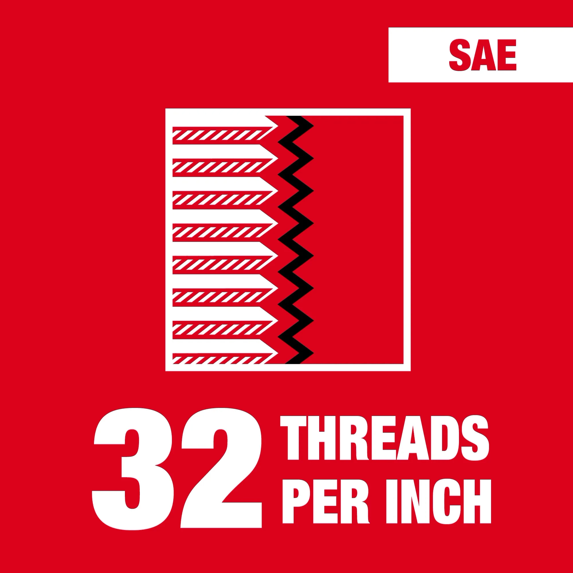 32 threads per inch