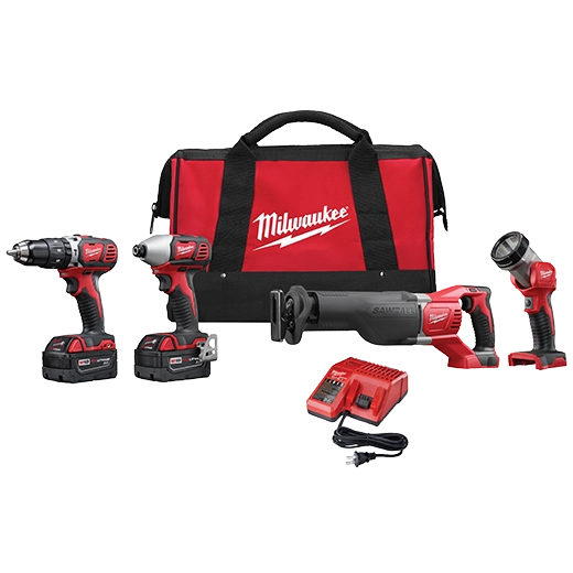 M18 and M12 Cordless 4 Tool Combo Kits Milwaukee Tool