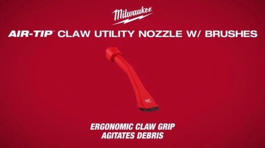 Milwaukee AIR-TIP Utility Claw Utility Nozzle with Brushes New