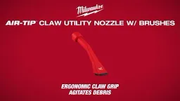 Milwaukee AIR-TIP Utility Claw Utility Nozzle with Brushes New