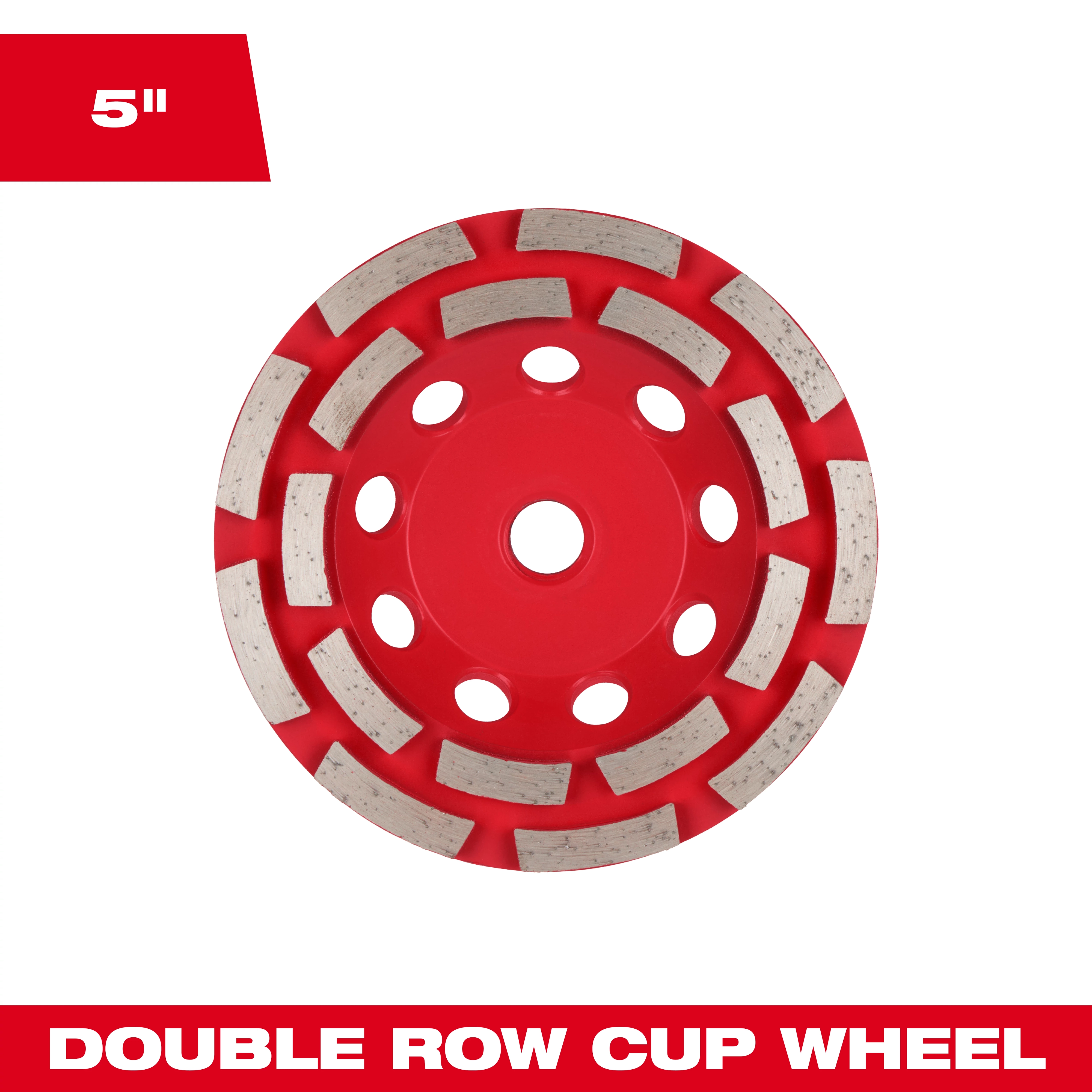 Milwaukee DIAMOND MAX™ Double Row Diamond Cup Wheel