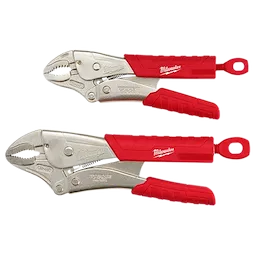 48-22-3402 - 2PC 7" & 10" Torque Lock Curved Jaw Locking Pliers Set