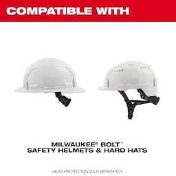 Compatibility With BOLT Safety Helmets & Hard Hats