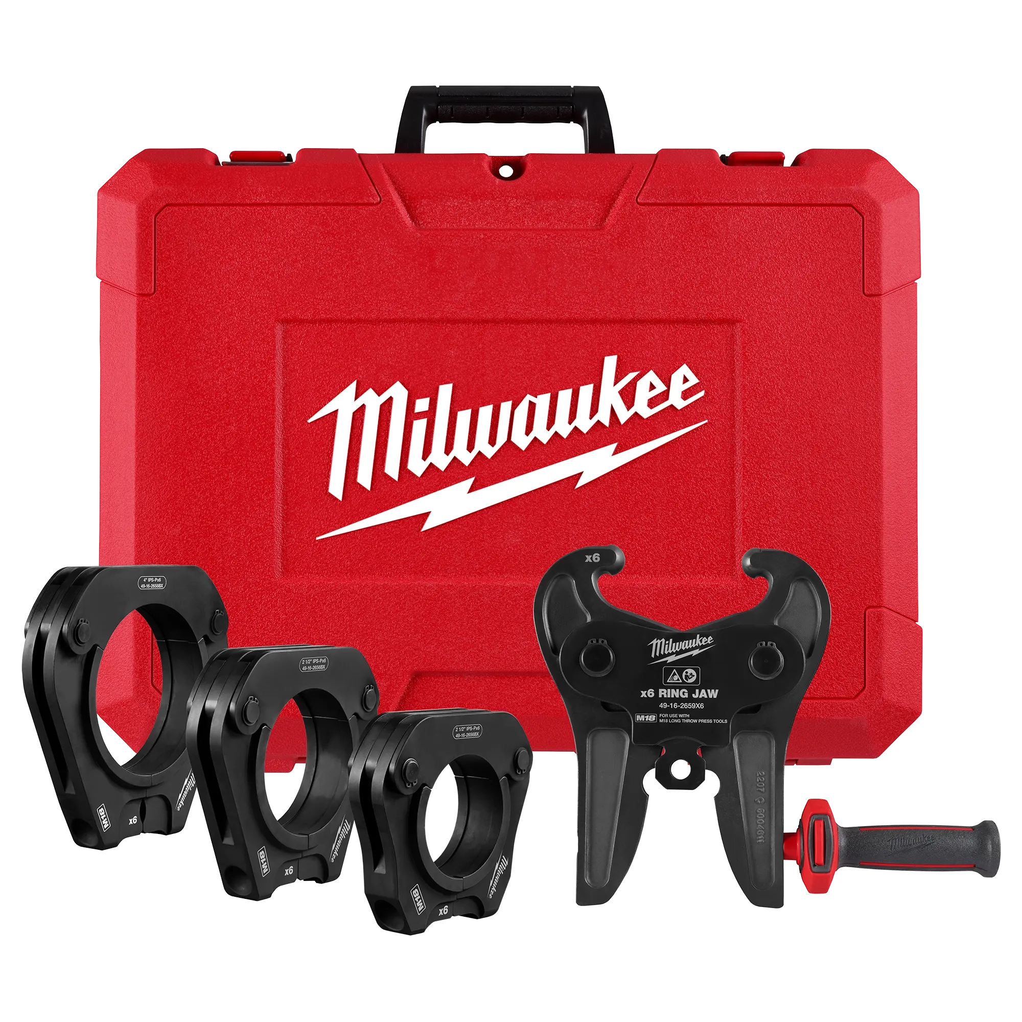 Image of the Milwaukee 2-1/2" - 4" IPS-P Pivoting Press Ring Kit