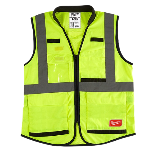 48-73-5082 - High Visibility Yellow Performance Safety Vest - L/XL (CSA)