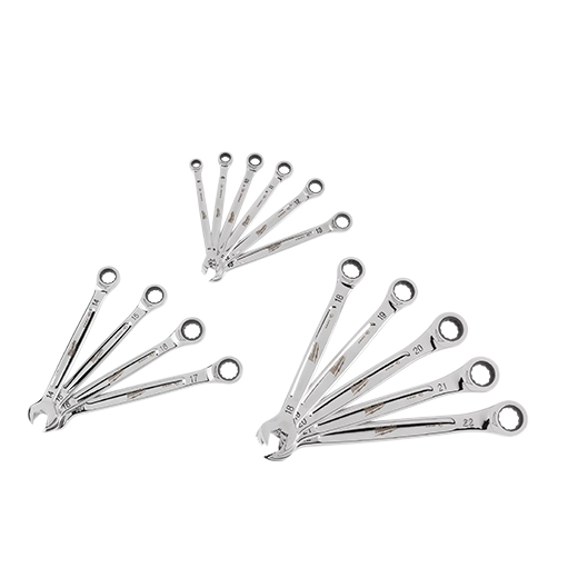 48-22-9416 - 15 pc. Metric Ratcheting Combination Wrench Set