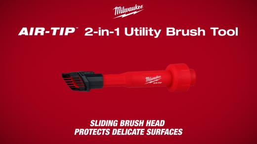 Milwaukee AIR-TIP 2-in-1 Utility Brush Tool