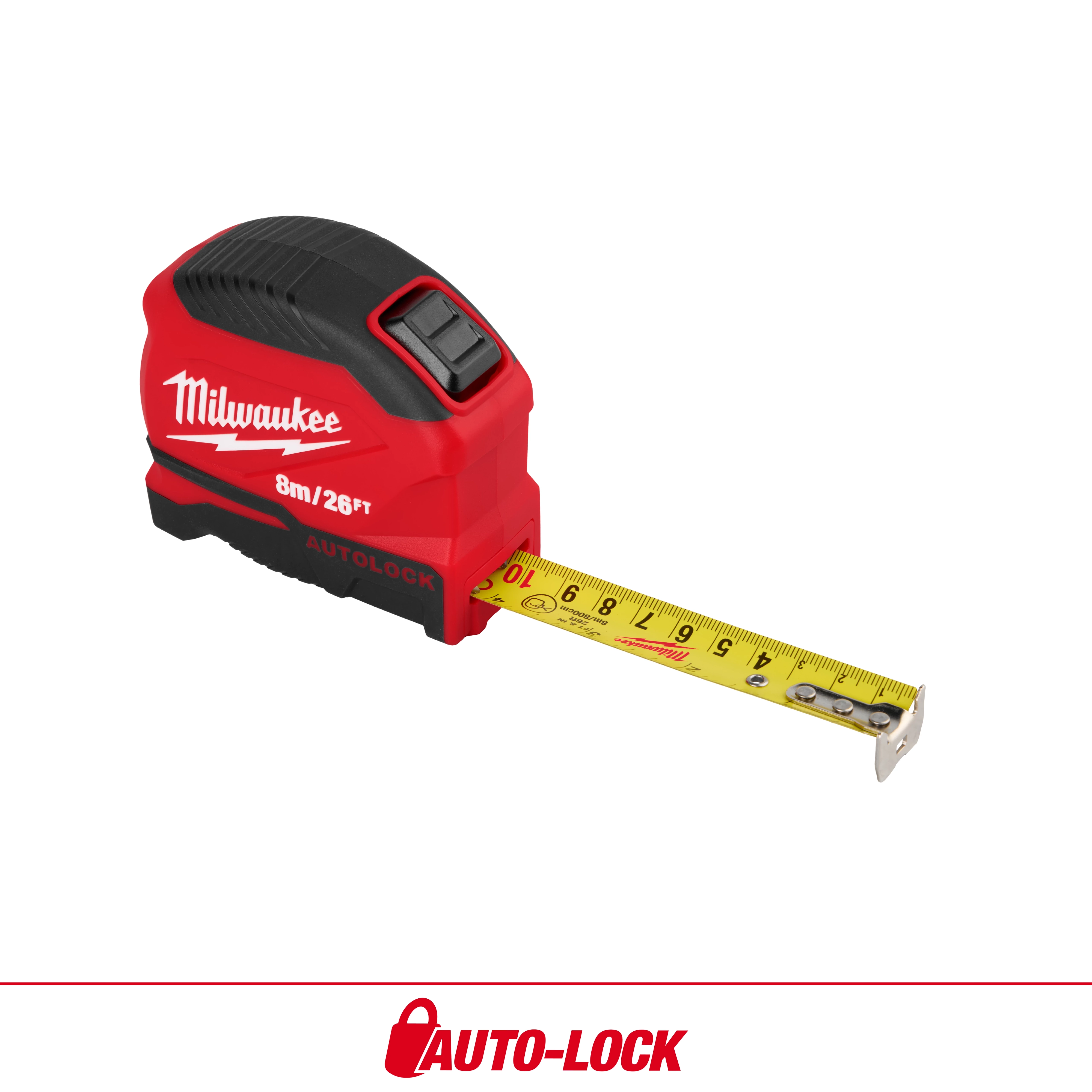 8m/26ft Auto-Lock Tape Measure