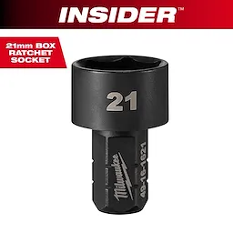 INSIDER™ Box Ratchet Socket 6 Point 21mm