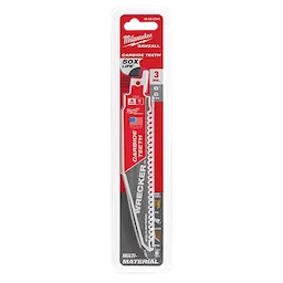 48-00-5341 - 6" 6 TPI THE WRECKER™ with Carbide Teeth SAWZALL® Blade 3PK