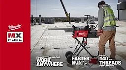 Milwaukee® MX FUEL™ Pipe Threading Machine