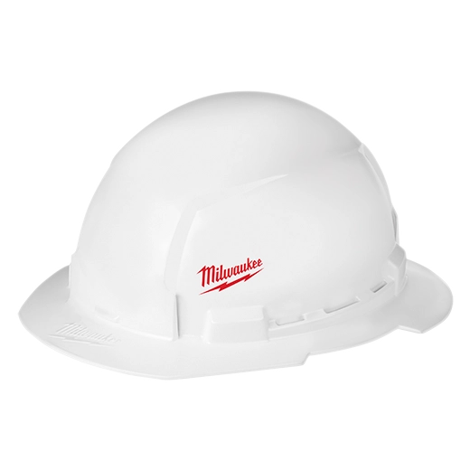 48-73-1031 - Full Brim Non Vented Hard Hat, Type 1, Class E (small logo)