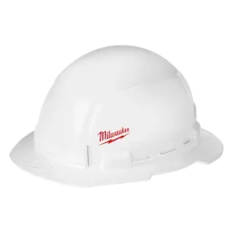 48-73-1031 - Full Brim Non Vented Hard Hat, Type 1, Class E (small logo)