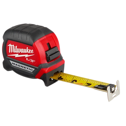 48-22-0326 - Compact Magnetic Tape Measure 8m/26ft