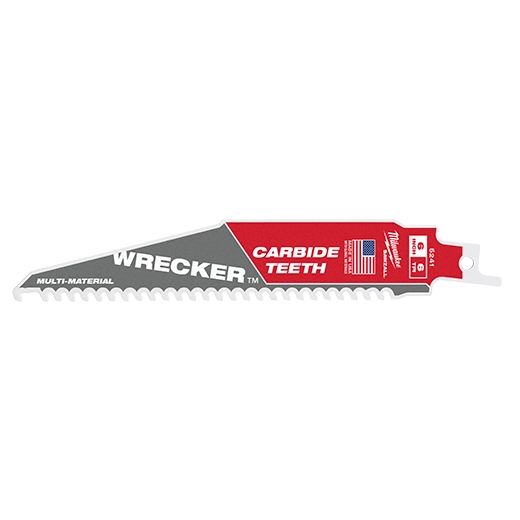 48-00-5241 - 6 TPI 6" The WRECKER™ with Carbide Teeth Sawzall Blade 1PK