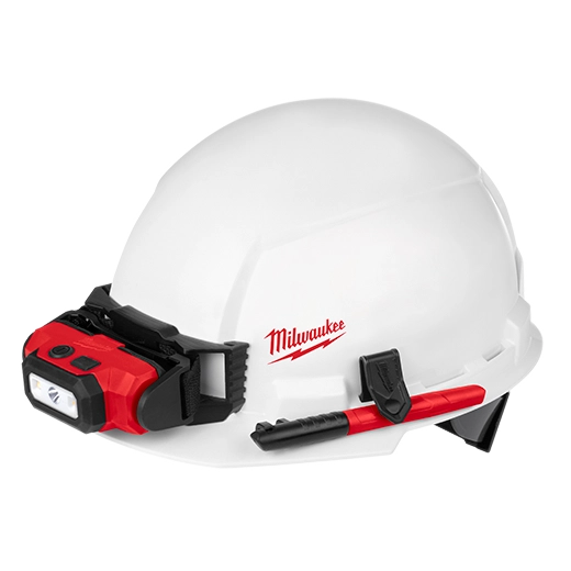 48-73-1021 - Front Brim Non Vented Hard Hat, Type 1, Class E (small logo)