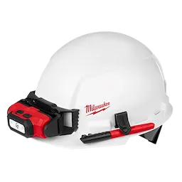 48-73-1021 - Front Brim Non Vented Hard Hat, Type 1, Class E (small logo)