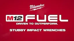 Milwaukee M12 FUEL Stubby Impact Wrenches