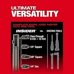 Complete more jobs with the INSIDER Extended Reach Box Ratchet