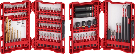 SHOCKWAVE 75PC Impact Drill Drive Set Milwaukee Tool