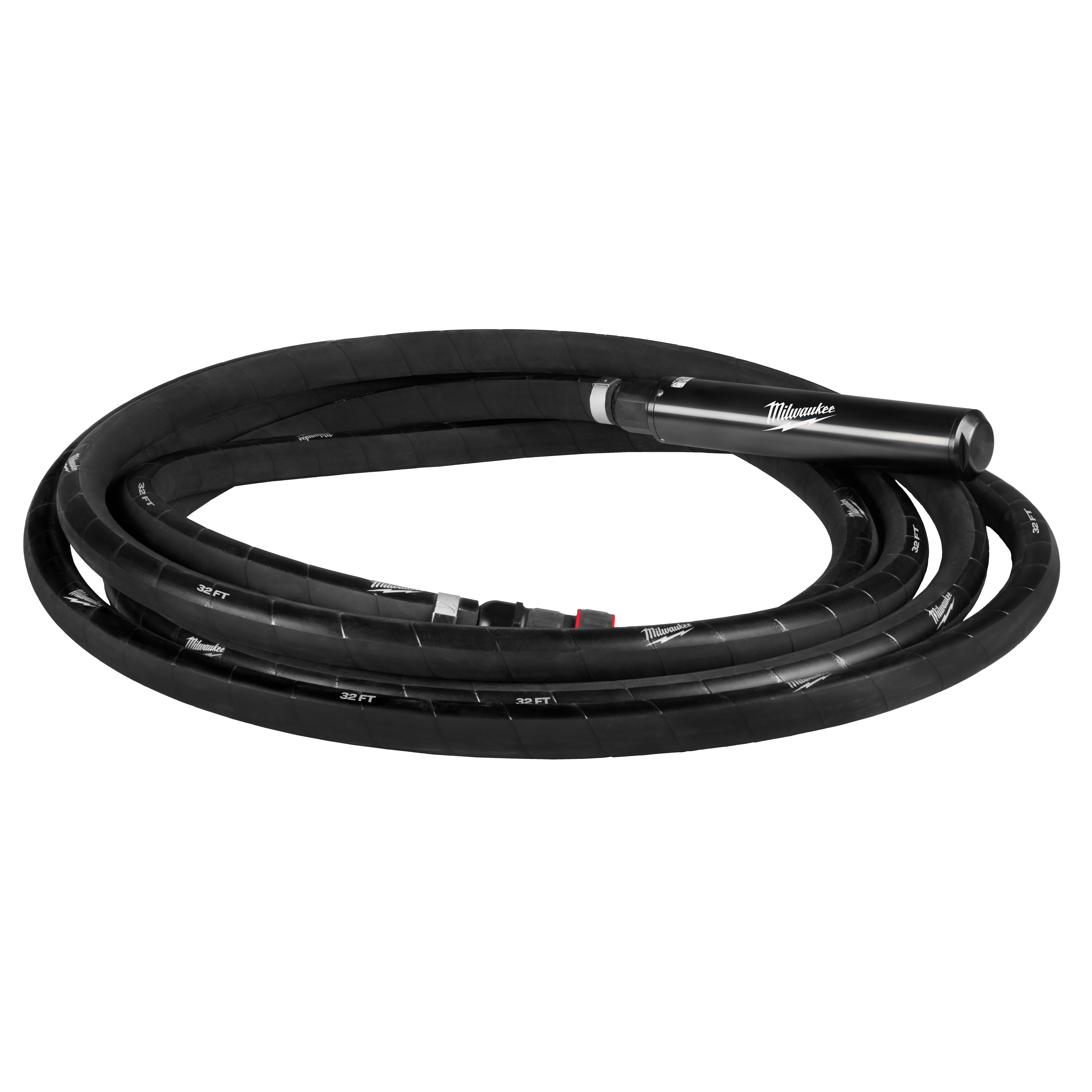 MX FUEL™ High Cycle Concrete Vibrator 32' Whip w/ 1.75" Head / 2.25" Head