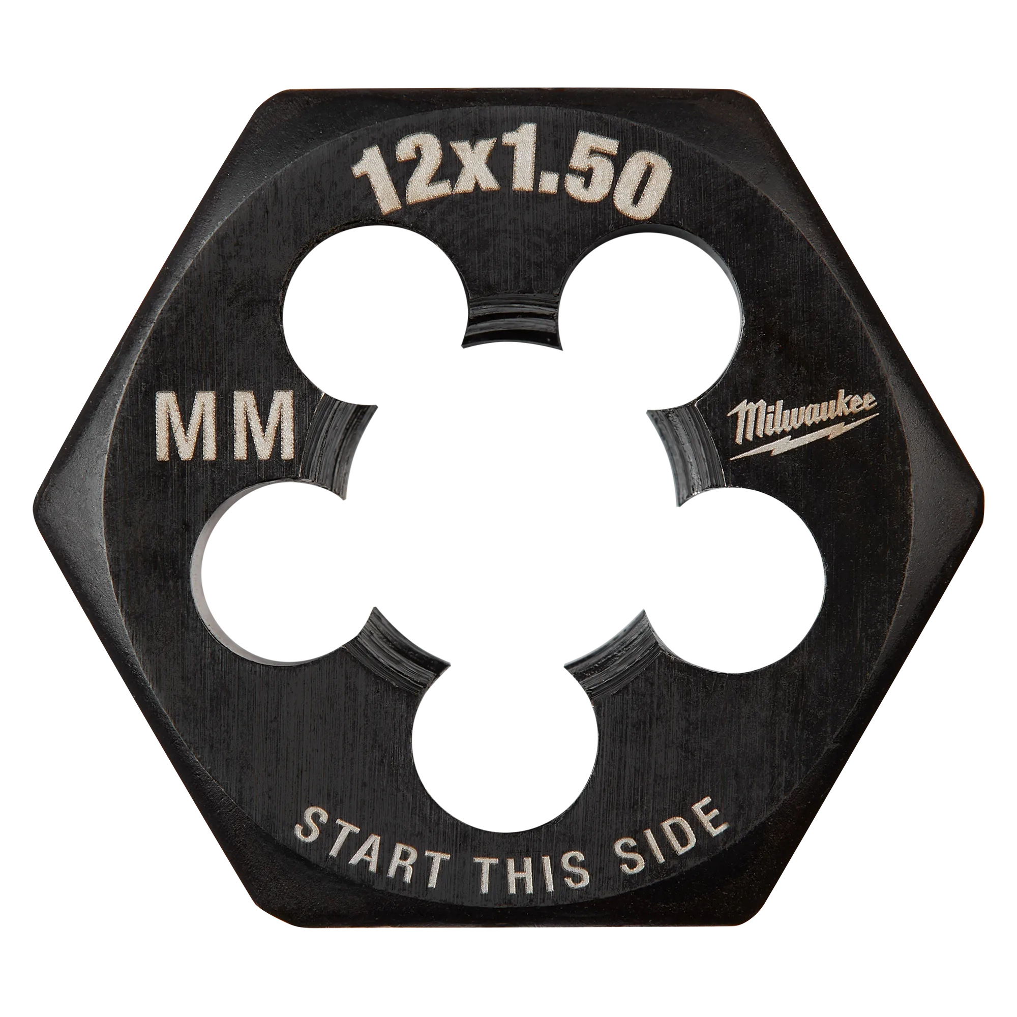 M12-1.50 mm 1-Inch Hex Threading Die