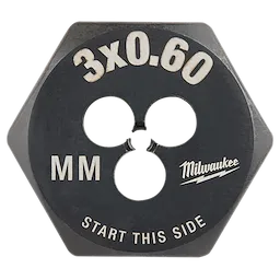 M3-0.60 mm 1-Inch Hex Die