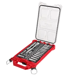 48-22-9482 - 3/8" METRIC RATCHET AND SOCKET SET WITH PACKOUT™ LOW-PROFILE COMPACT ORGANIZER