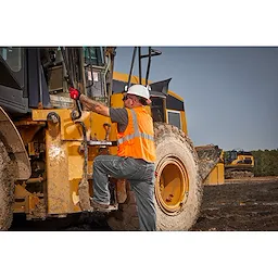 48-73-5125, 48-73-5126, 48-73-5127, 48-73-5128 - Class 2 Breakaway High Visibility Orange Mesh Safety Vest - L/XL