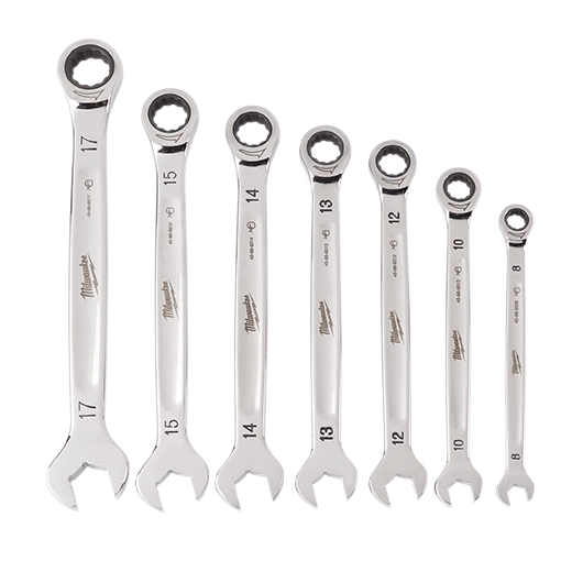 48-22-9506 - 7 pc. Metric Ratcheting Combination Wrench Set