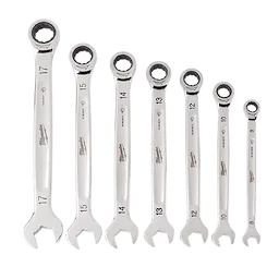 48-22-9506 - 7 pc. Metric Ratcheting Combination Wrench Set