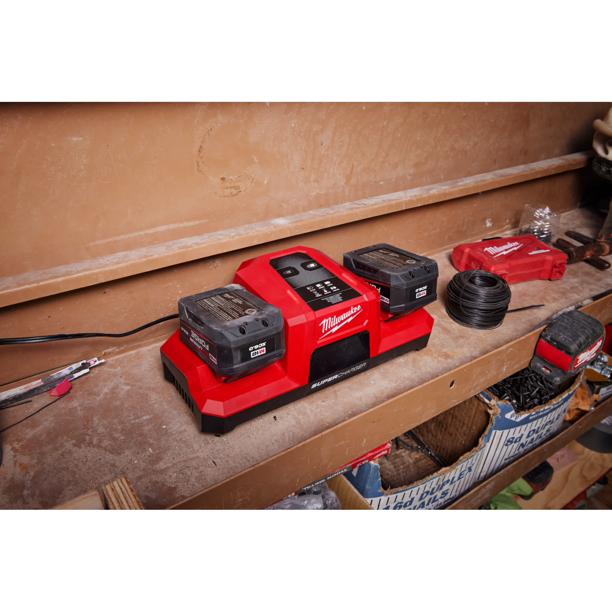 M18 Dual Bay Simultaneous Super Charger Milwaukee Tool