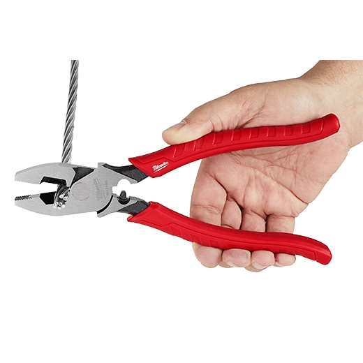 48-22-6100 - 9" High Leverage Lineman's Pliers With Crimper