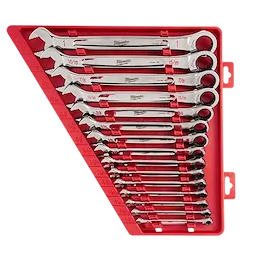 48-22-9416 - 15 pc. SAE Ratcheting Combination Wrench Set