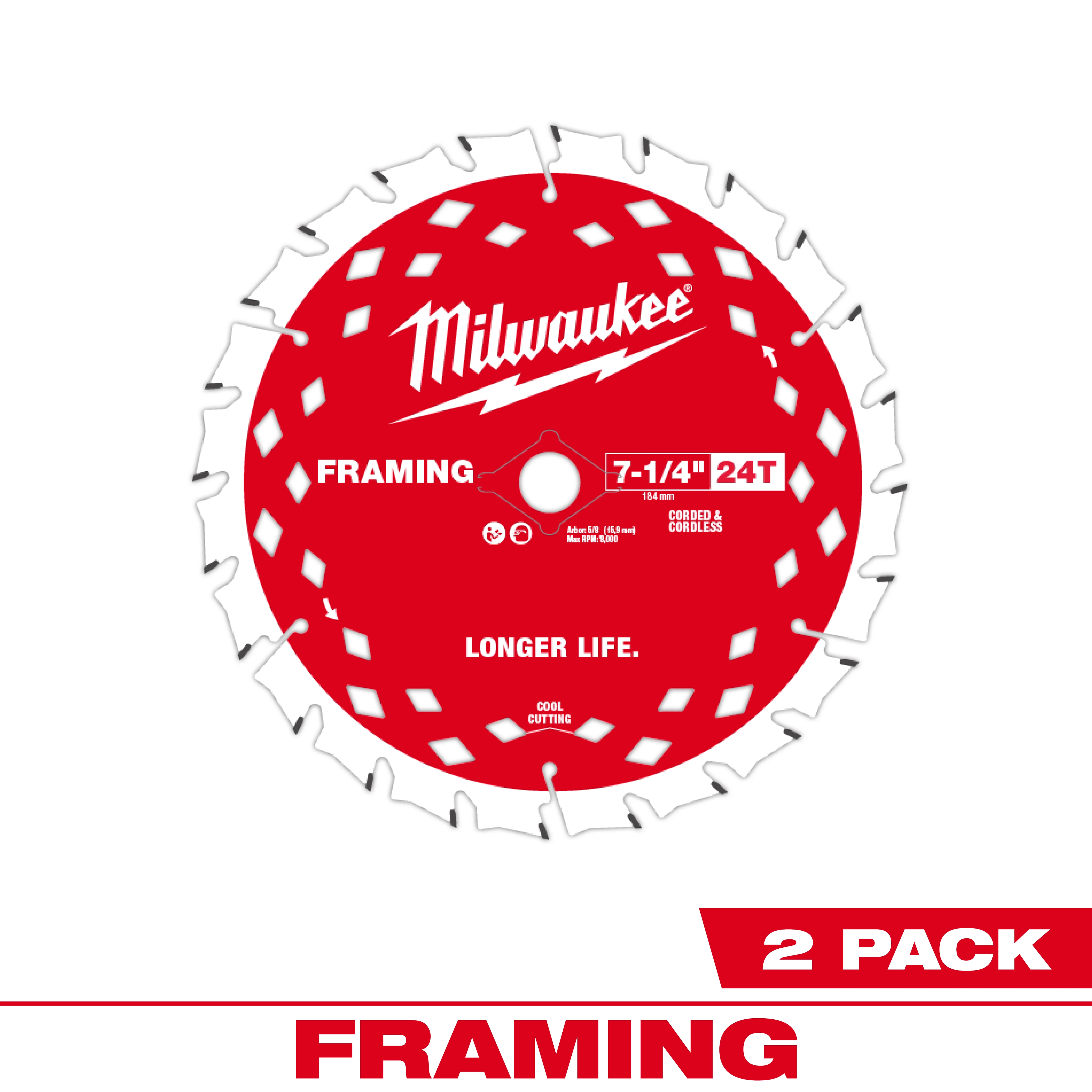 7-1/4" 24T Framing Circular Saw Blade