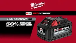 Milwaukee M18 REDLITHIUM HIGH OUTPUT XC Batteries