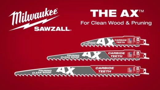 SAWZALL AX with Carbide Teeth Pruning Clean Wood Blades