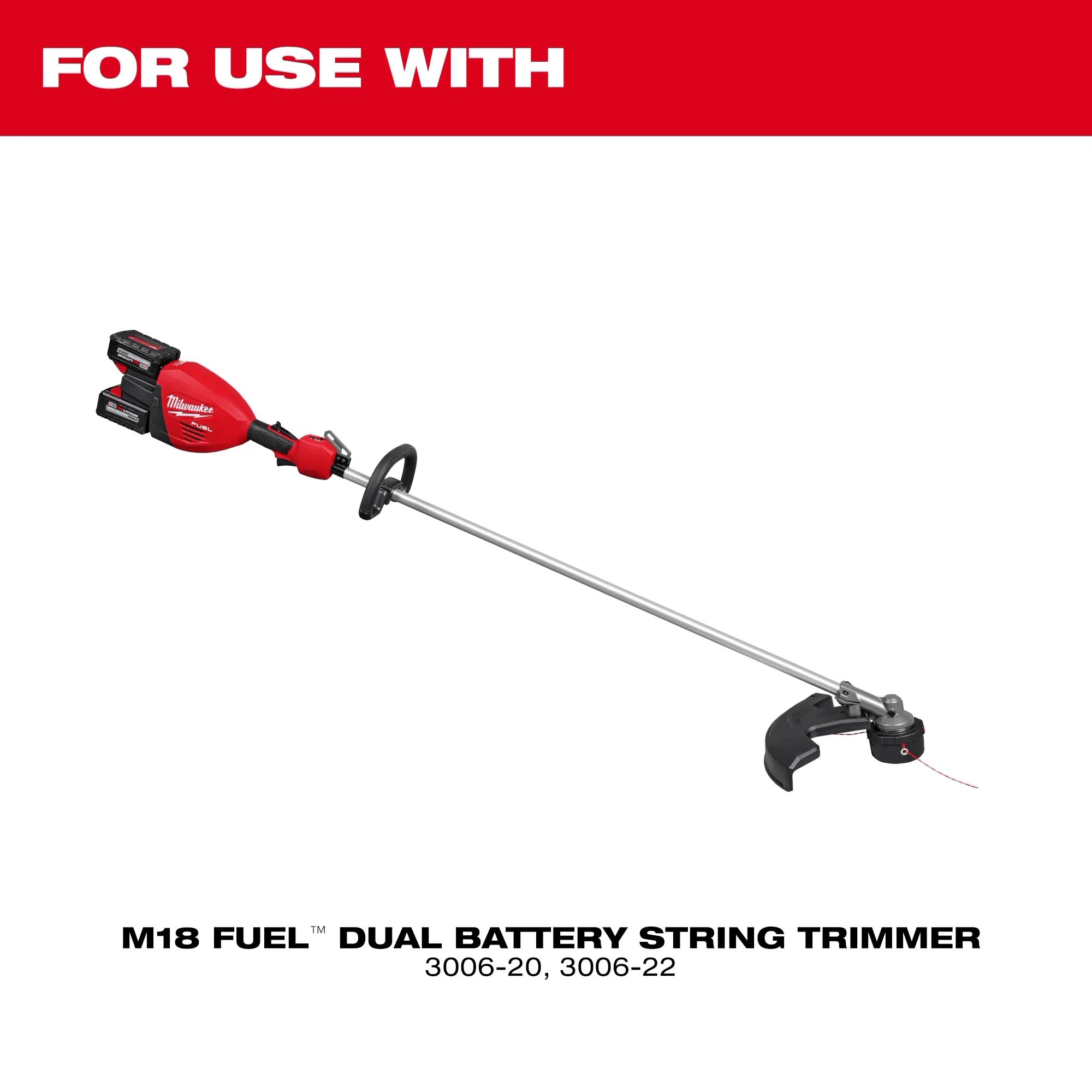 Image of replacement string trimmer line for the Milwaukee M18 FUEL 17” Dual Battery String Trimmer