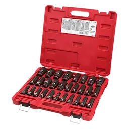 49-66-7016 - 29PC SHOCKWAVE Impact Duty™  1/2" Drive SAE & Metric Deep 6 Point Socket Set