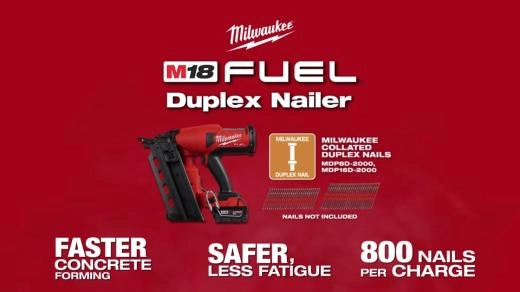 Milwaukee M18 FUEL Duplex Nailer