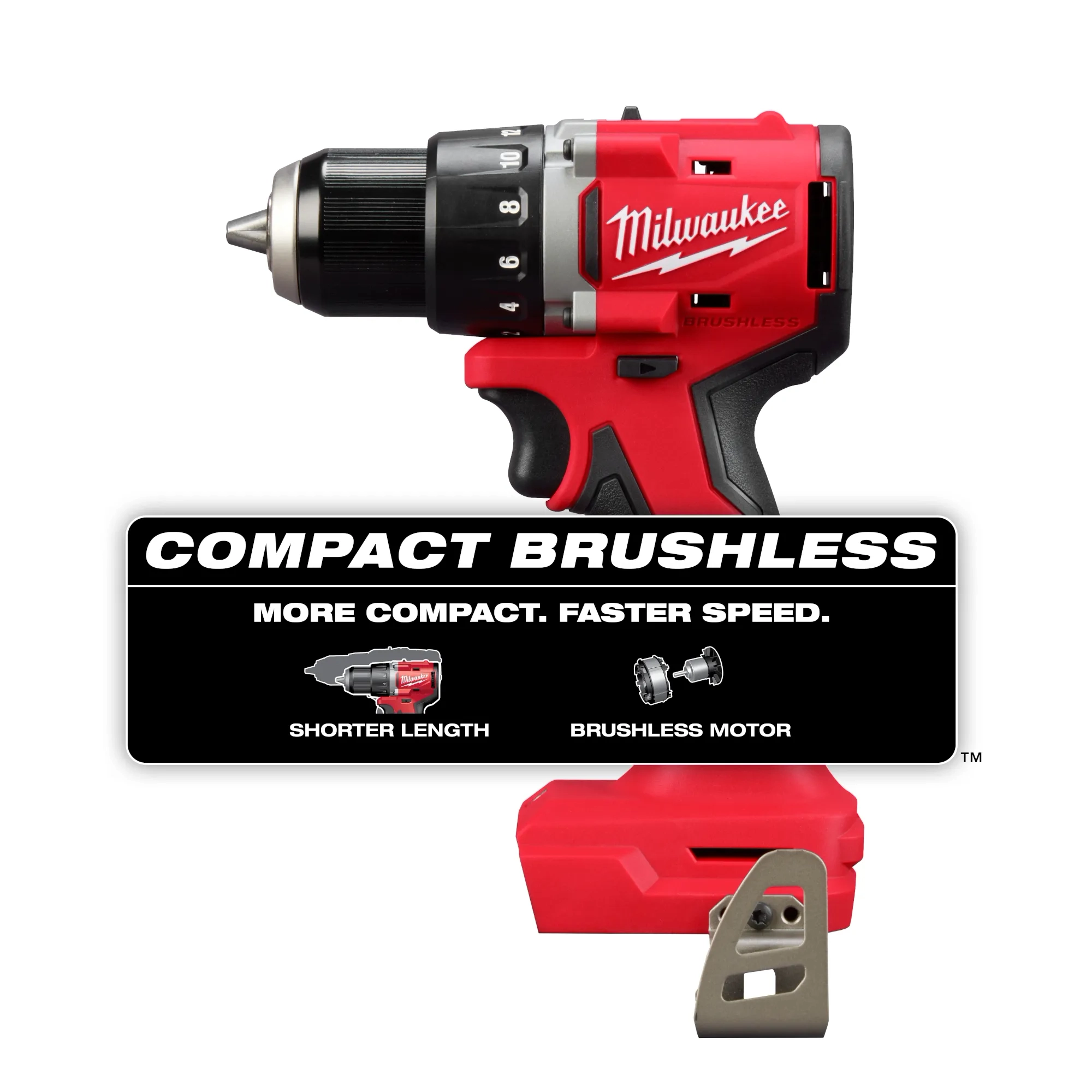 M18 Compact Brushless 1 2 Drill Driver Milwaukee Tool