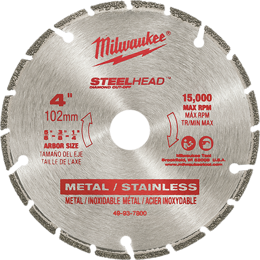 49-93-7800 - 4" STEELHEAD™ Metal Cutting Blades