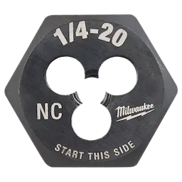 1/4"-20 NC 1-Inch Hex Die