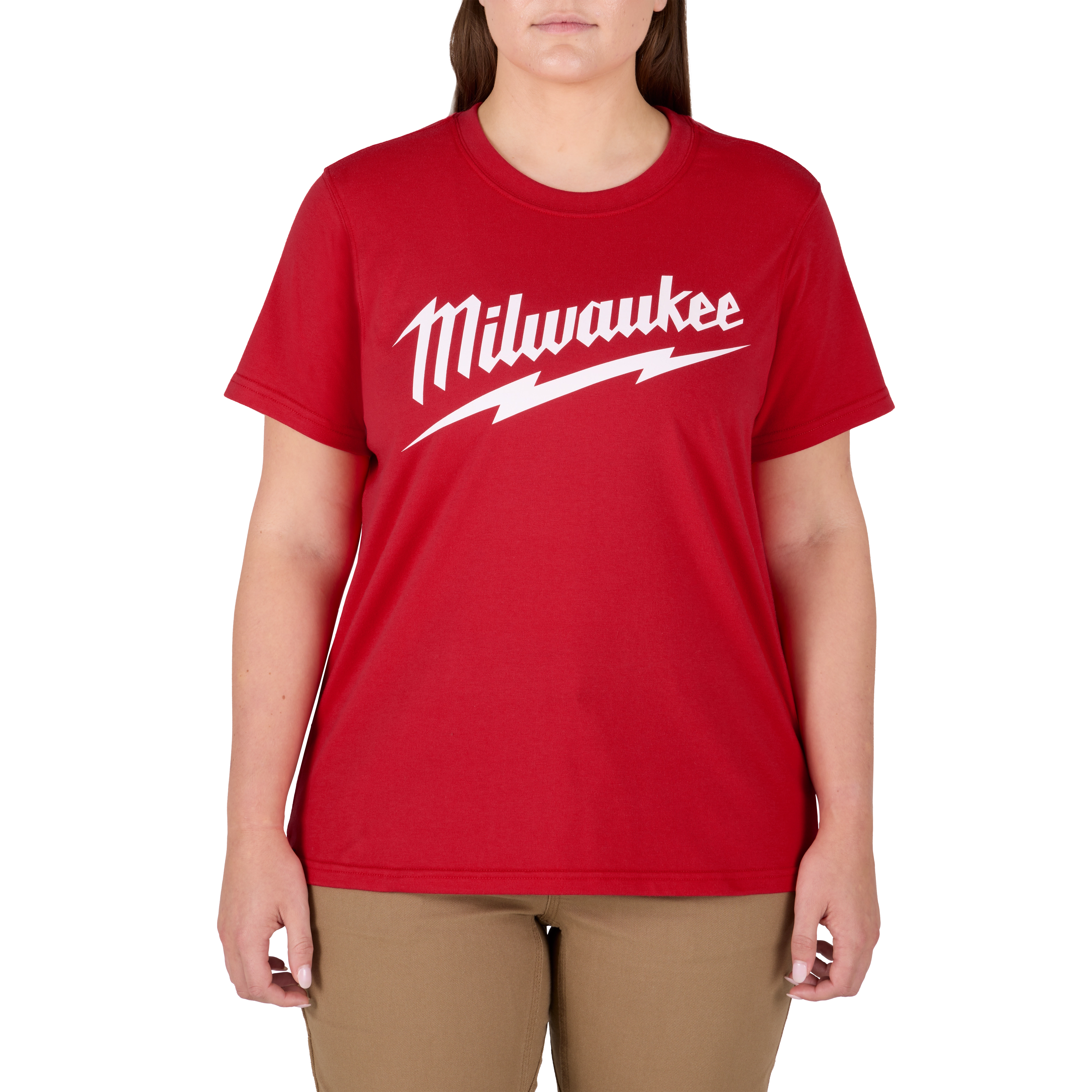 Women's GRIDIRON™ Logo Tee - Short Sleeve in Red