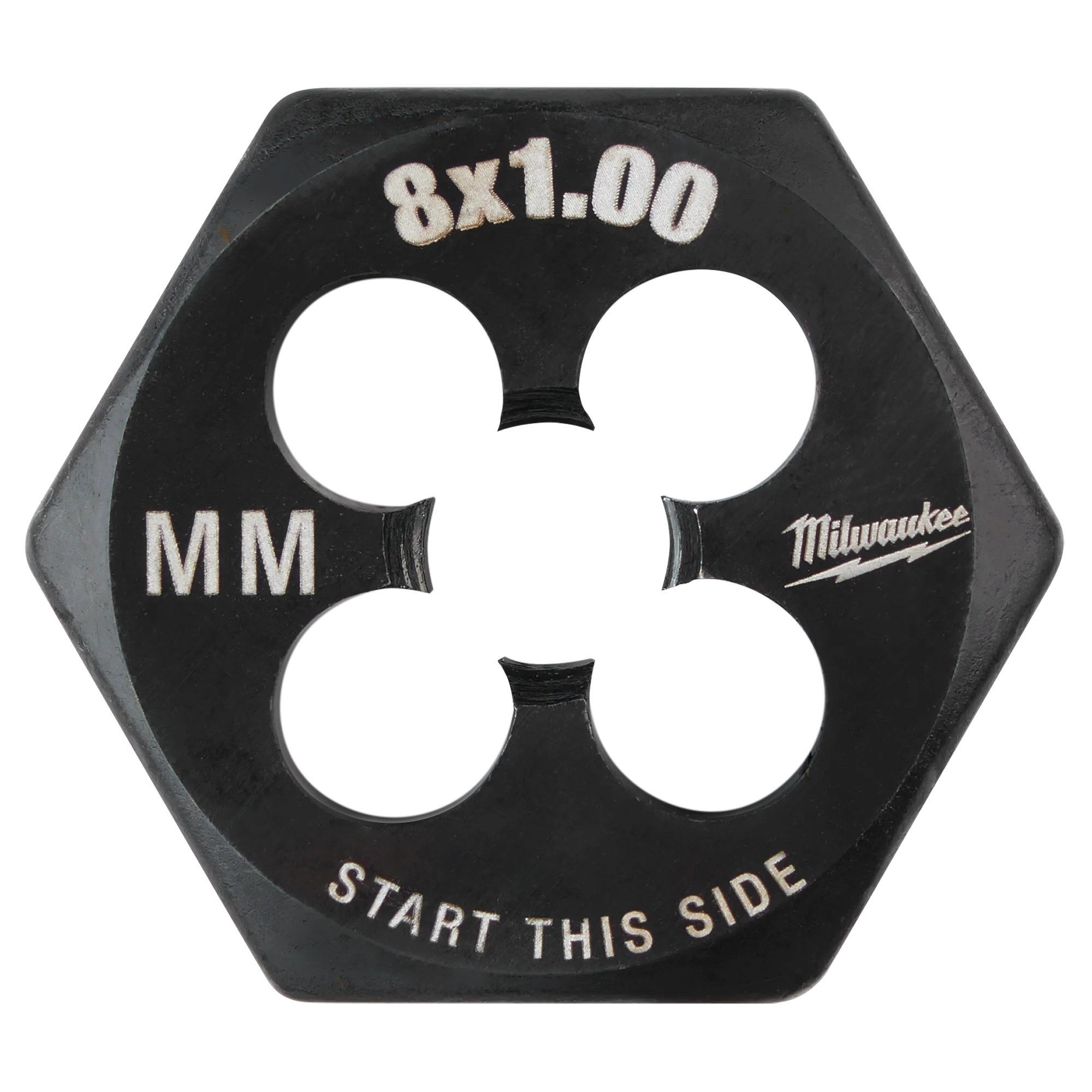 M8-1.00 mm 1-Inch Hex Threading Die