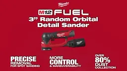 Milwaukee M12 FUEL 3in Random Orbital Sander