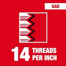 14 threads per inch