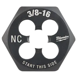 3/8"-16 NC 1-Inch Hex Die