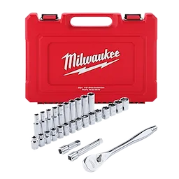 48-22-9510 - ½” Drive 29 pc Ratchet and Socket Set – Metric